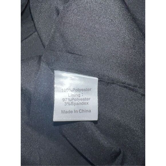 Tuckernuck Women's Green Blue Tartan Plaid Ruffle Mini Dress Size Medium NWT - Picture 5 of 6